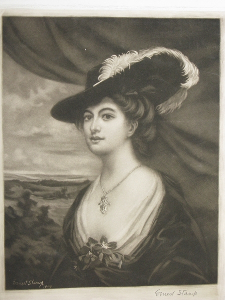 Souvenir de Gainsborough: Portrait of Mrs L. Stamp